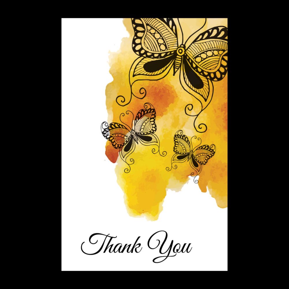 Thank You Card 6 (Pack of 48) - Kalash Cards