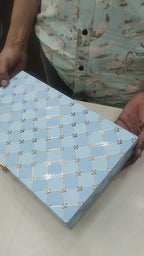 KL9061 Premium MDF Bhaji Box with Laser Cut Acrylic Mirror (1 Kg Capacity)