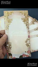 KL146E Premium 3D Gold Foil Designer Shagun Money Envelopes