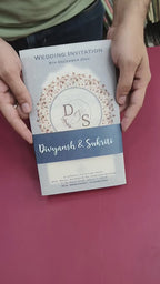 KL2224 Translucent Cover Luxury Wedding Card (2 Page)