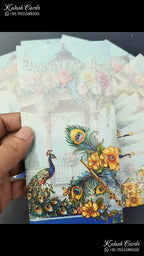 KL142E Premium 3D Gold Foil Designer Shagun Money Envelopes