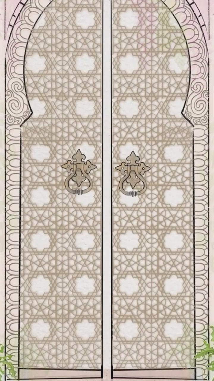 KLV075 Premium Muslim Video Wedding Invitation