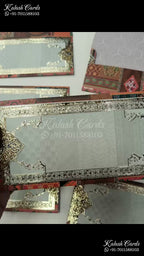 KL136E Premium 3D Gold Foil Designer Shagun Money Envelopes
