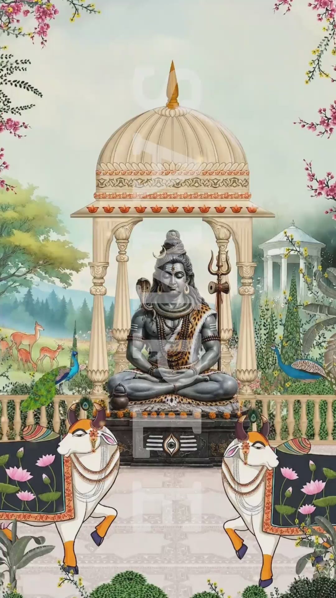KLV040 AI Real Caricatures & Complete Body Movement Animation with Parents Hindu Wedding Video Invitation