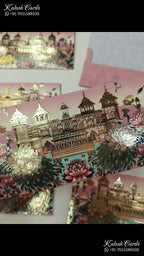 KL137E Premium 3D Gold Foil Designer Shagun Money Envelopes