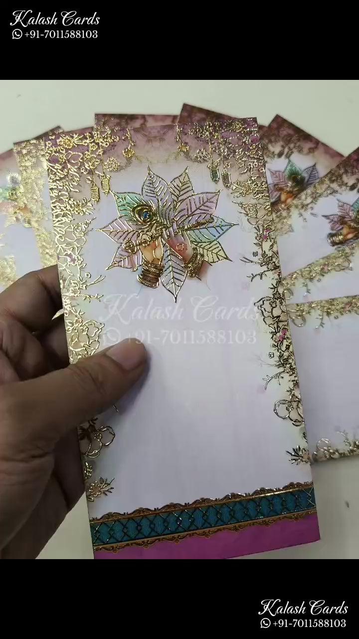 KL141E Premium 3D Gold Foil Designer Shagun Money Envelopes