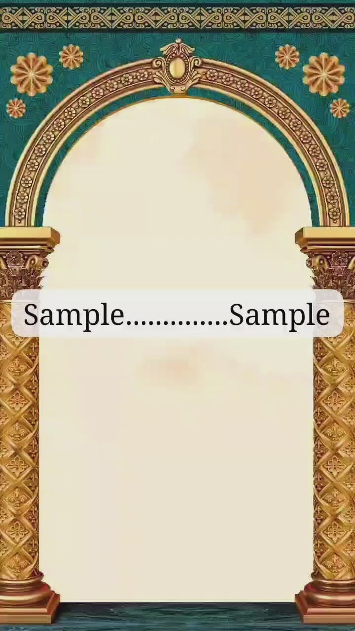 KL56 Traditional Theme Premium Punjabi Sikh Video Wedding Invitation