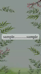 KL44 Floral Theme Premium Muslim Video Wedding Invitation