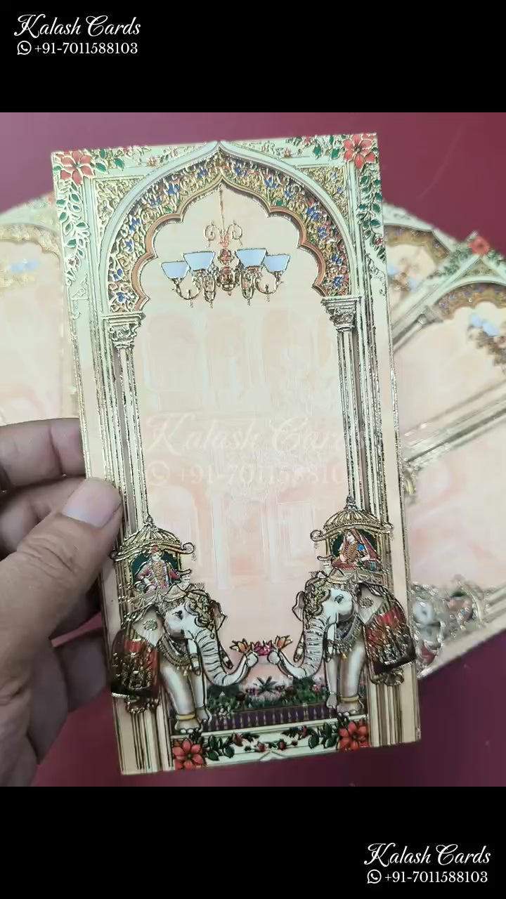 KL147E Premium 3D Gold Foil Designer Shagun Money Envelopes