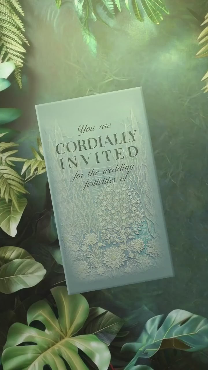 KLV006 Hindu Diamond Video Wedding Invitation