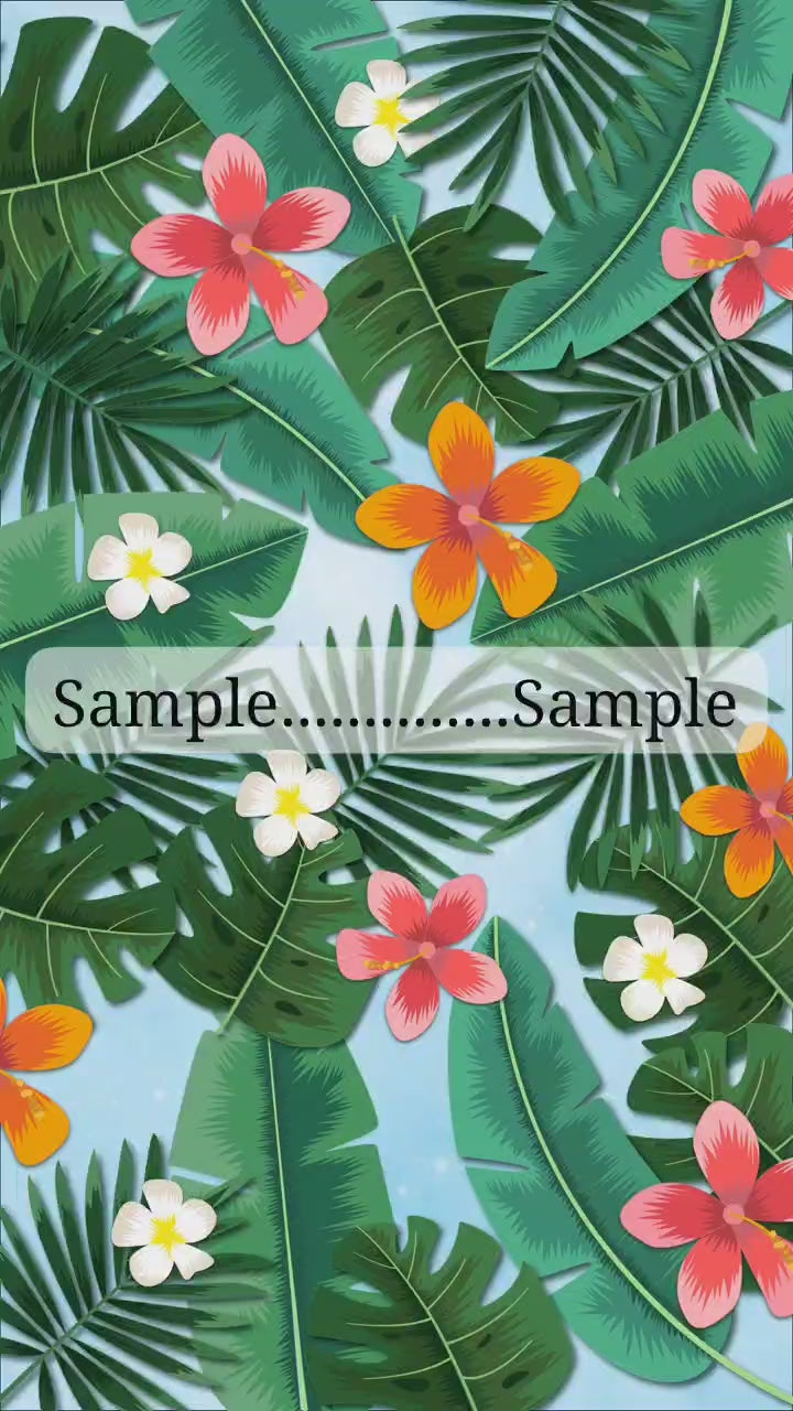 KL54 Floral Theme Premium Punjabi Sikh Video Wedding Invitation