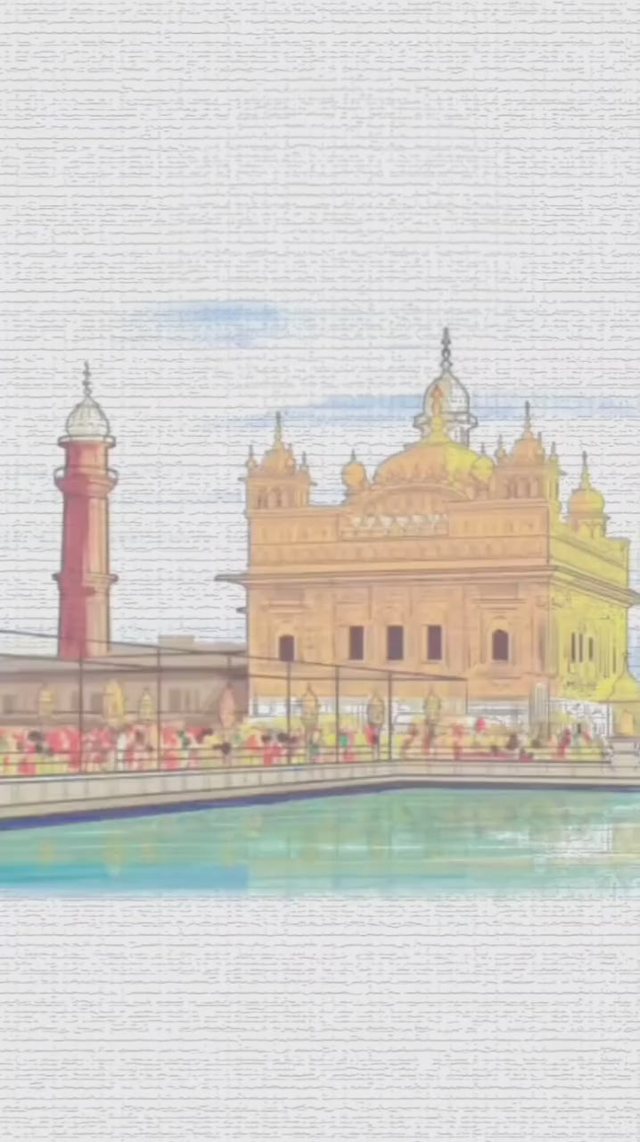 KLV047 Premium Sikh Video Wedding Invitation