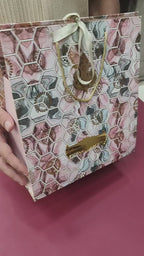 KL9017 Traditional Design Hand Bag Style Luxury Gift Box with 2 Printed Page Cards (2 Jars)