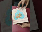 KLB-989 Creme Mandap Semi Box Wedding Card (2 Page)