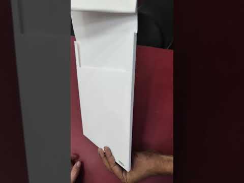 KLB-1084 White Elephant Embossed Padded Thick Wedding Card (2 Page & Couple Name Acrylic)