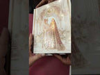 KLB-1260 Creme Bride Groom Padded Thick Wedding Card (2 Page)