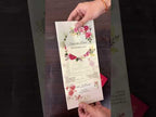 KL2101 Translucent Cover Luxury Wedding Card (2 Page)
