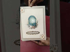 KLB-1194 Creme Tree of Life Semi Box Wedding Card (2 Page)