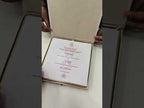 KL9045 Floral Design Cardboard Gift Box with 2 Printed Cards & Cavity
