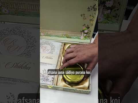 KL9026 Exclusive Elephant Design MDF Luxury Gift Box with Matching Carry Bag & 2 Page Translucent Cover Card (2 Jars 250gm each approx)