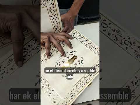 KL9083 Exclusive Floral Border Design Wood MDF Luxury Gift Box with Matching Carry Bag & 2 Page Translucent Cover Card (2 Jars 250gm each approx)