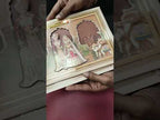KLB-1395 Brown Bride Groom Elephant Laser Cut Padded Thick Wedding Card (2 Page)