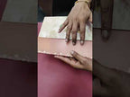 KLB-1226 Peach Brown Bride Groom Barat Semi Box Wedding Card (2 Page)