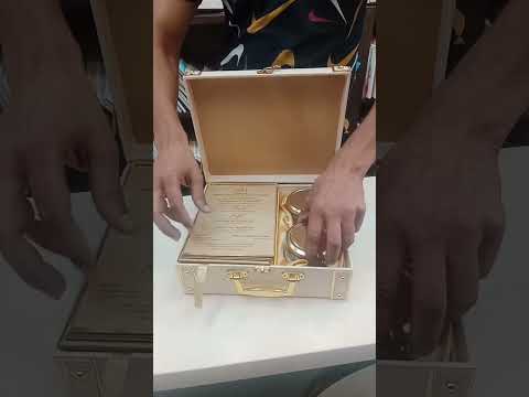 KL9077B MDF Dry Fruit Gift Box with 2 Printed Card Inserts (2 Jars)