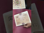 KLB-1426 Creme Brown Traditional Mandala Laser Cut Semi Box Wedding Card (2 Page)