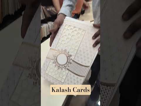 KL0246 Semi Box Embossed Laser Cut Wedding Card with 2 Inserts and Envelope