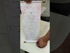 KL2120 Paper Scroll Wedding Card with Tag