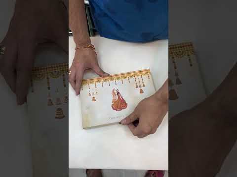 KL2105 MDF Box Type Wedding Card with 2 Thick Inserts