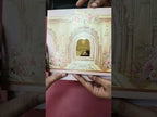 KLB-1110 Royal Arch Embossed Padded Thick Wedding Card (2 Page & Couple Name Acrylic)