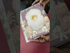 KLB-1047 Maroon Royal Fort Elephant Padded Thick Wedding Card (2 Page & Couple Name Acrylic)