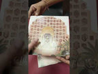 KLB-1443 Creme Brown Elephant Laser Cut Semi Box Wedding Card (2 Page)