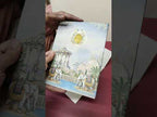 KLB-1474 Blue Elephant 3D Gold Foil Padded Thick Wedding Card (2 Page & Couple Name Acrylic)