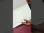 KLB-1171 White Creme Floral Embossed Semi Box Wedding Card (2 Page & Couple Name Wooden Plate)