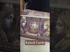 KLB558 Ganpati & Radha Krishna God Theme Hardboard Padding Thick Wedding Card (2 Page)