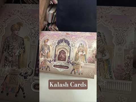 KLB554 Royal Maharaj Maharani Design Hardboard Padding Thick Wedding Card (2 Page)