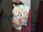 KLB-1471 Creme Blue Bride Groom 3D Gold Foil Padded Thick Wedding Card (2 Page & Couple Name Acrylic)