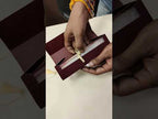 KLS344 Dulha Dulhan Design Maroon Color Translucent Scroll Wedding Card