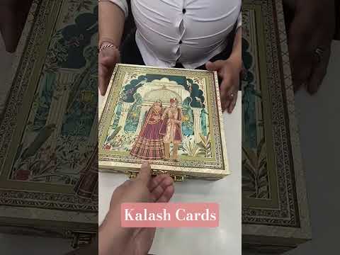 KL9005 Raja Rani Design Luxury Gift Box with 2 Printed Page Cards (4 Jars)