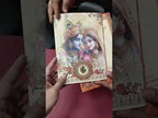 KLB-1299 Creme Radha Krishna Semi Box Wedding Card (2 Page)