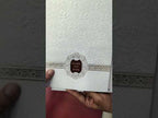 KLB-1087 White Floral Embossed Semi Box Wedding Card (2 Page & Couple Name Wooden Plate)