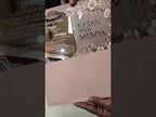 KLB-1123 Peach Floral Gold Acrylic Wedding Card (1 Page)
