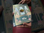 KLB-1062 Blue Royal Fort Laser Cut Padded Thick Wedding Card (2 Page & Couple Name Acrylic)
