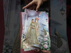 KLB-1219 Blue Bride Groom Laser Cut Semi Box Wedding Card (2 Page)