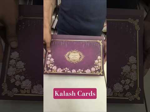 KLB536 Floral Design Hardboard Padding Thick Wedding Card (2 Page)