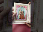KLB-1390 Creme Bride Groom Barat Door Style Padded Thick Wedding Card (2 Page)