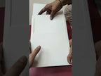 KLB-1559 White Elephant Embossed Semi Box Wedding Card (2 Page & Couple Name Wooden Plate)